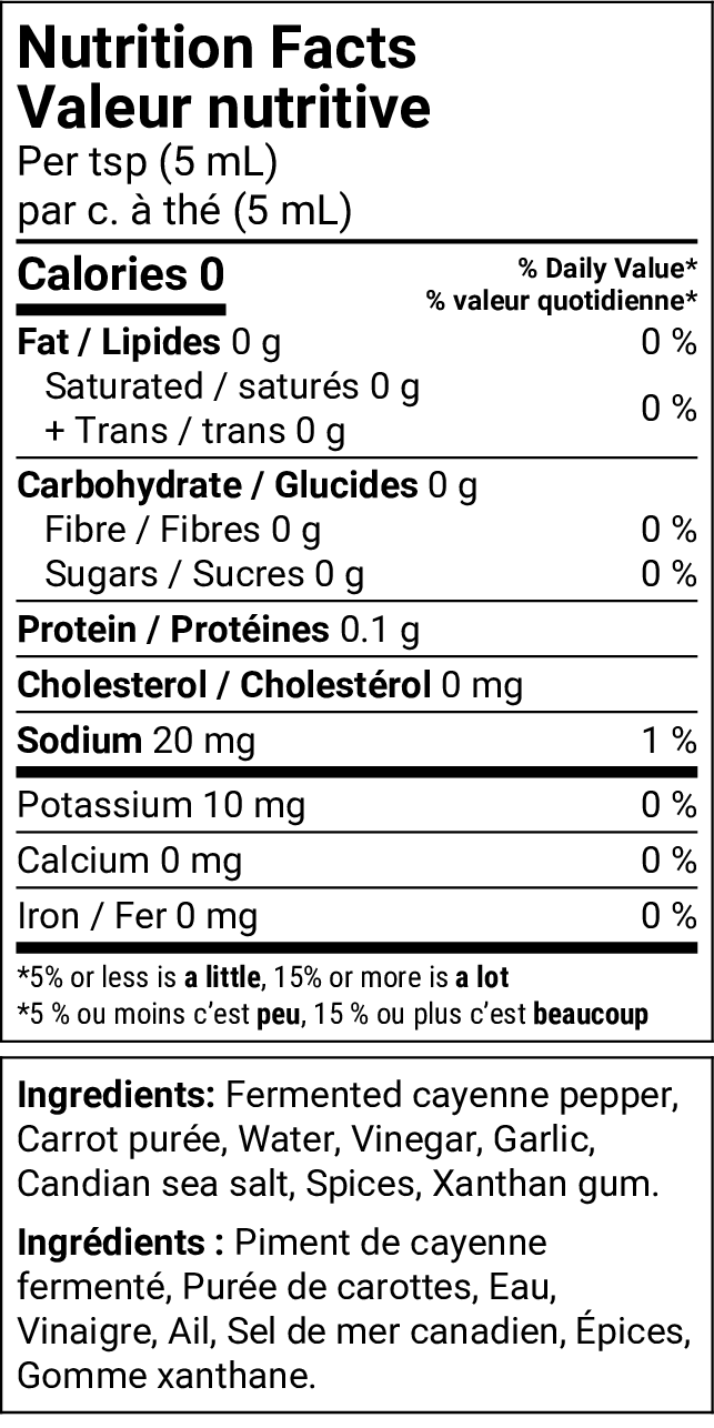 Mario's Kick Cayenne Garlic Hot Sauce