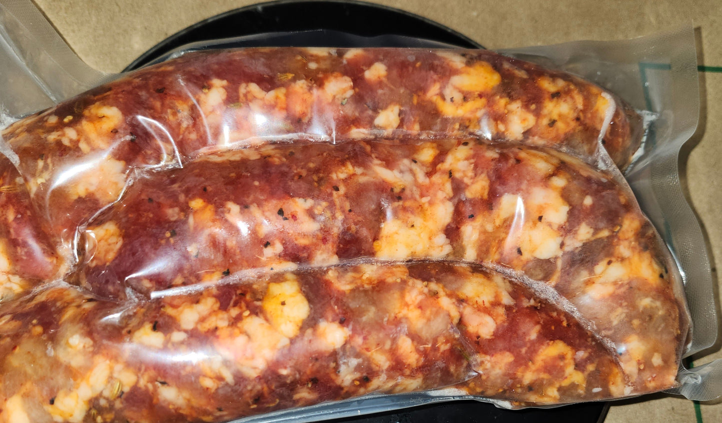 6 hot Italian Sausages