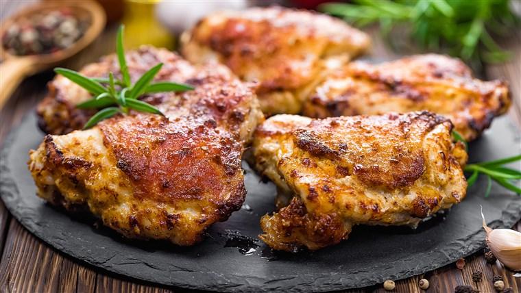 Chicken Thighs, bone-in & skin on