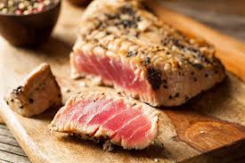 Fish - 4 x 6oz  wild-caught Yellowfin Tuna Steaks