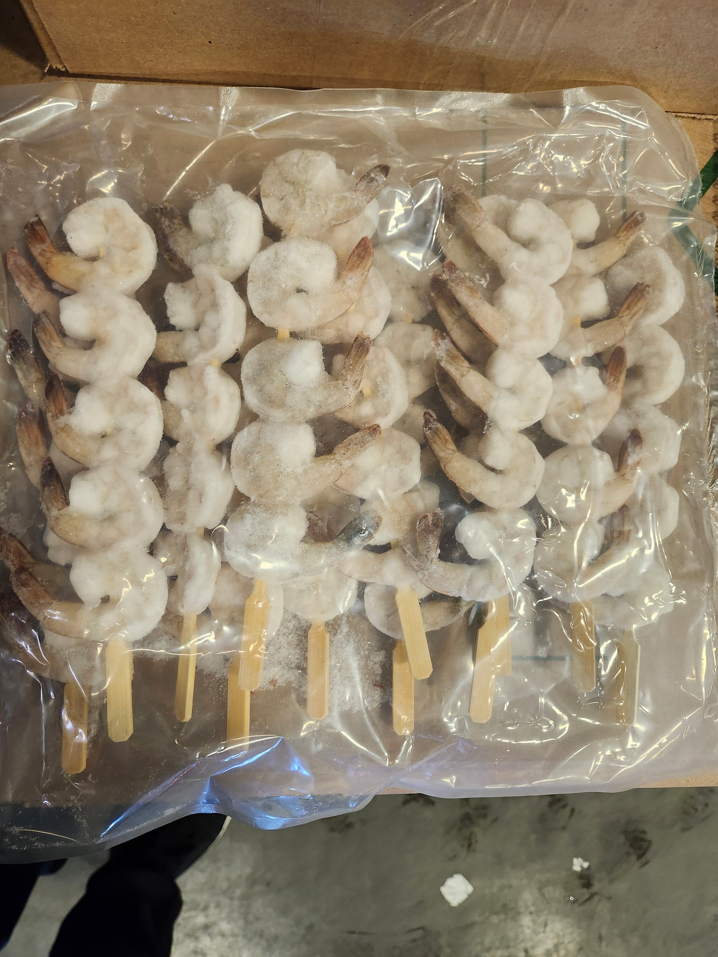 Shrimp - 12 Shrimp Skewers (5 large shrimp per skewer)