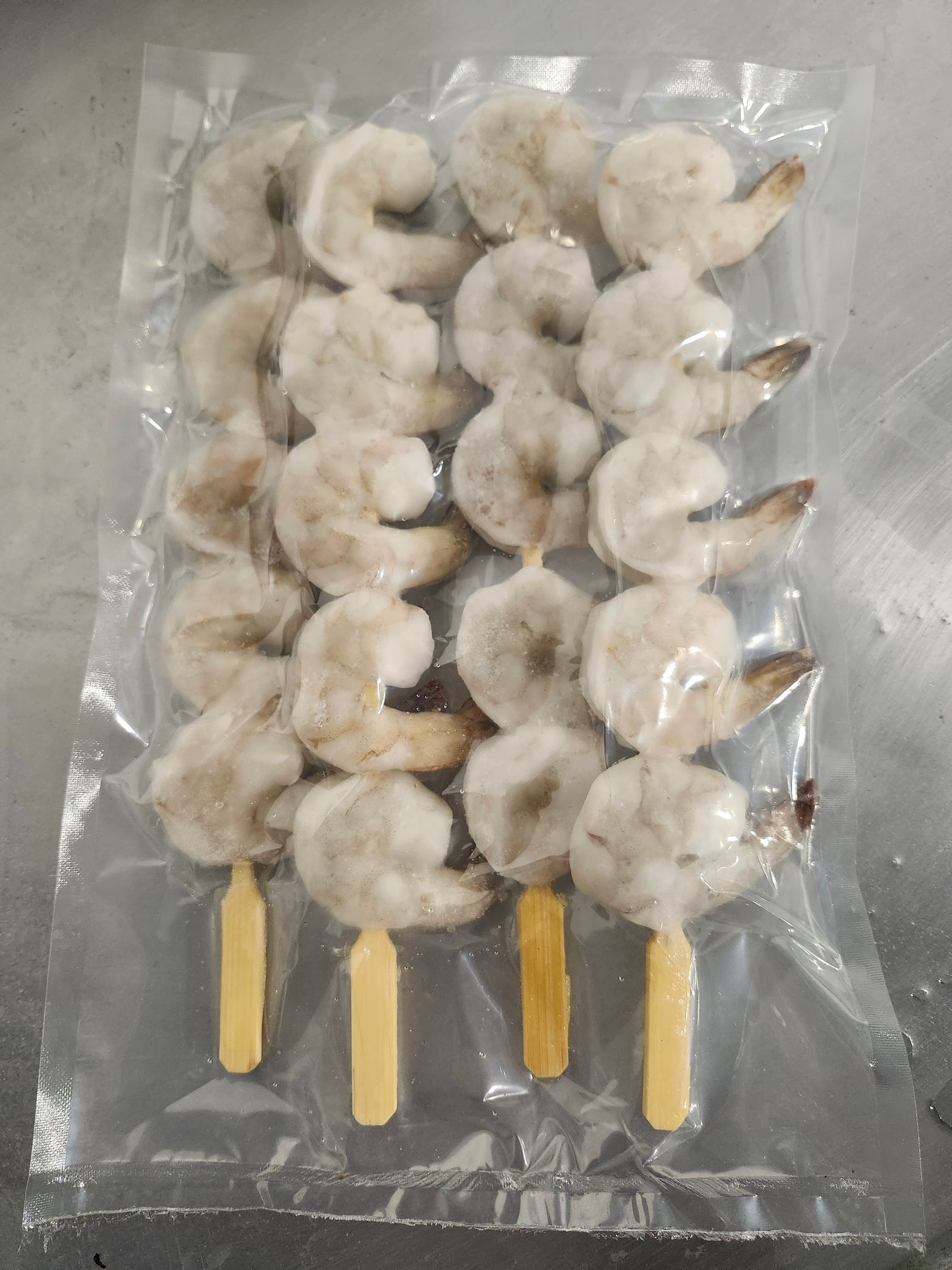 Shrimp - 12 Shrimp Skewers (5 large shrimp per skewer)