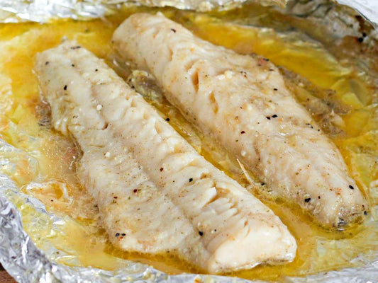 Fish - 2 x 10-11oz skin on boneless Canadian Walleye fillets